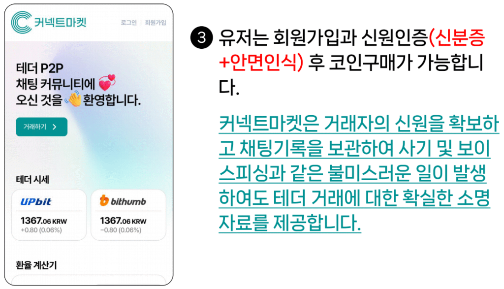 테더충전환전 32 테더 진행절차 세번째 이미지
